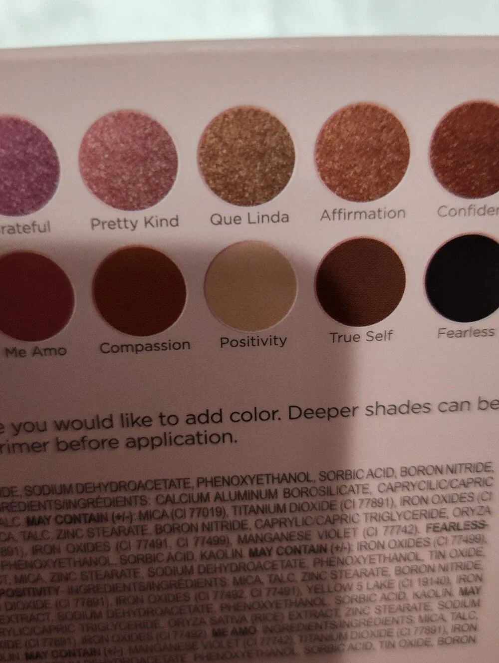 Dominique Cosmetics she has